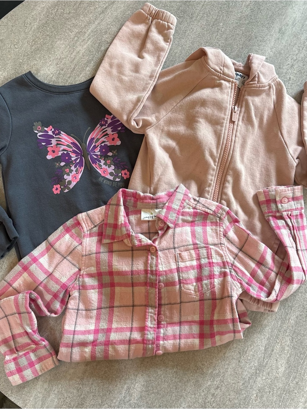 3 PC BUNDLE TODDLER TOPS SIZE 4T-5T